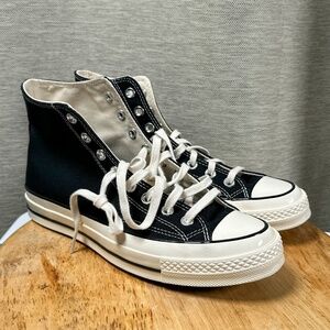 NWOT Converse 162050C Chuck All Star 70 High Top Sneakers Black White Mens US 8